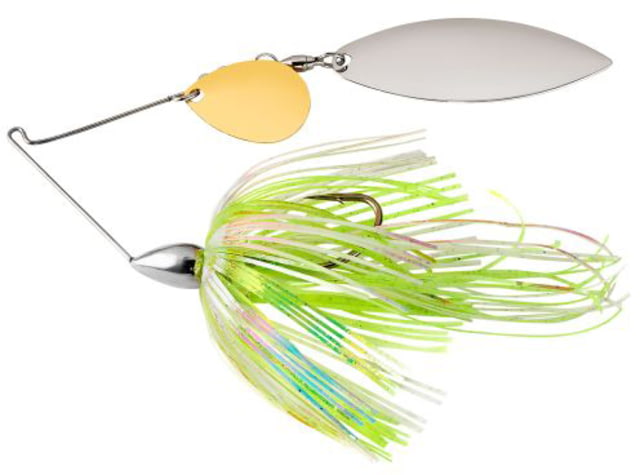 War Eagle Tandem Willow/Colorado Nickel Frame Spinnerbait Mustad Fishing Hook 3/8oz 1 Piece Flash