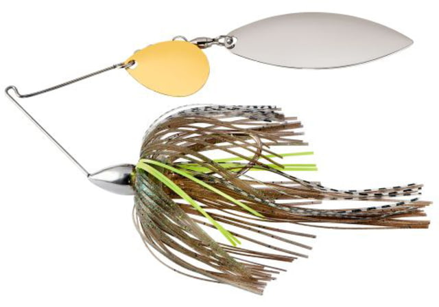 War Eagle War Eagle Tandem Willow/Colorado Nickel Frame Spinnerbait Mustad Fishing Hook 3/8oz 1 Piece Sexxy Mouse