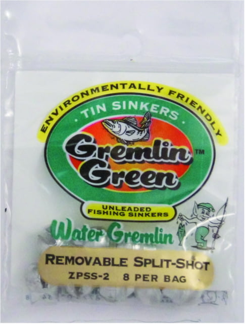 Water Gremlin Gremlin Green Removable Split Shot Sinkers