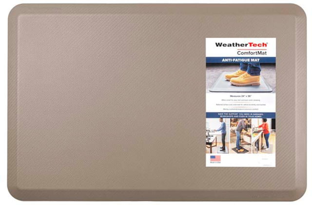 Weather Tech Comfort Mat Carbon Fiber Tan
