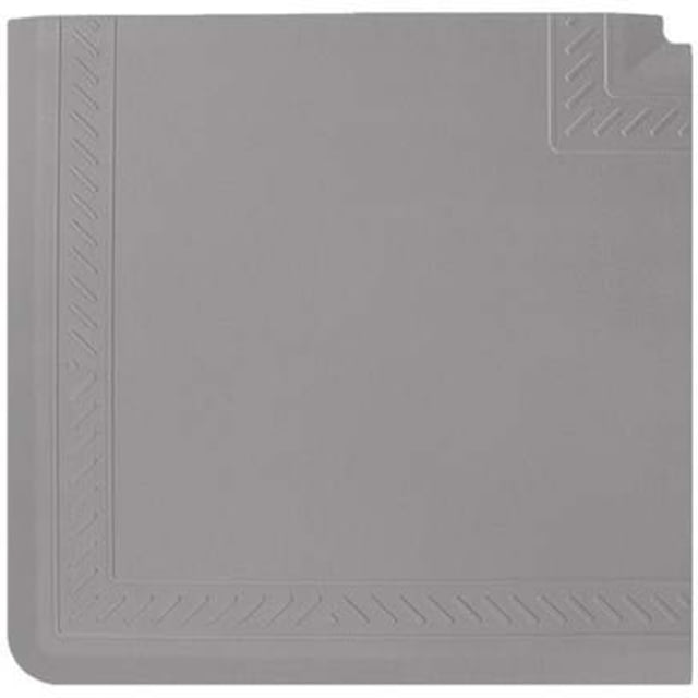 Weather Tech Comfort Mat Connect Bordered 1 Piece 25x25in Grey