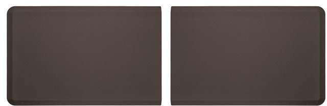 Weather Tech Comfort Mat Connect Woven 2 Pieces 24x36in Cocoa