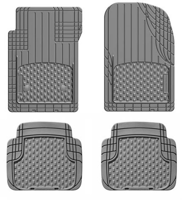Weather Tech Front and Rear Trim-to-Fit Mat Grey