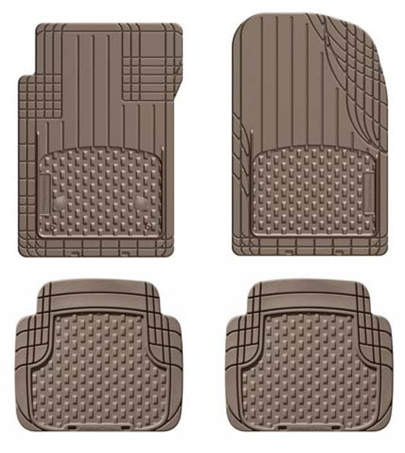 Weather Tech Front and Rear Trim-to-Fit Mat Tan