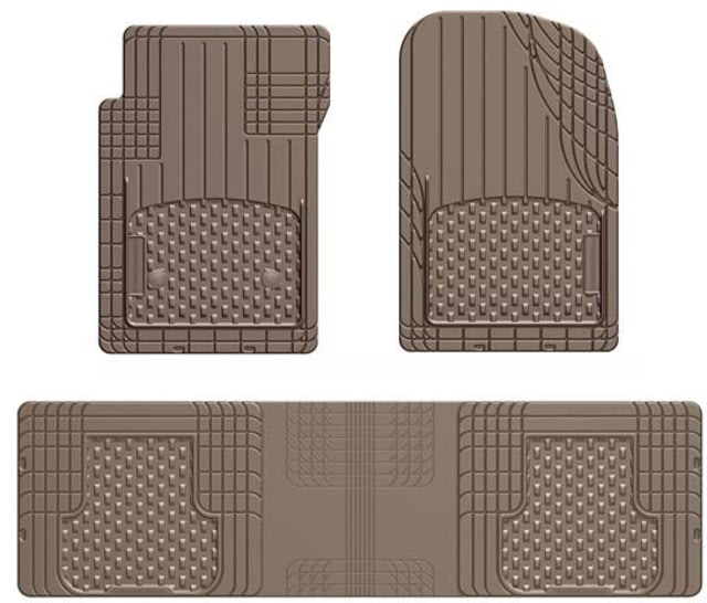 Weather Tech Trim-to-Fit Front and Rear OTH Mat Set Tan