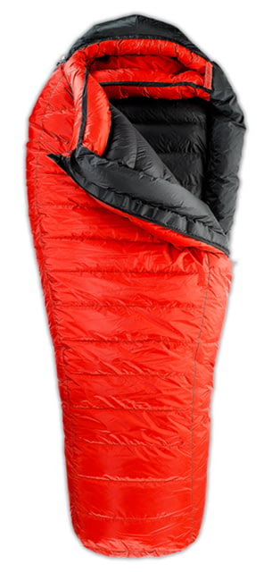 Western Mountaineering Bison StormShield Sleeping Bag Persimmon/Black 6ft 6in