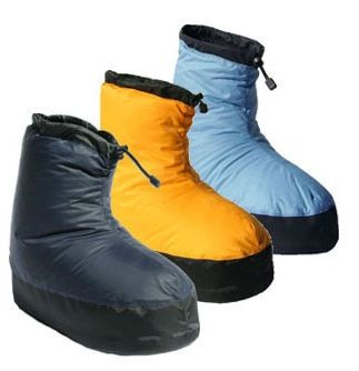 Western Mountaineering Down Booties - Unisex Yellow Small