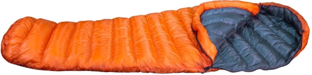 Western Mountaineering Flylite 34 Sleeping Bag Left Zip Orange/Grey 6ft 0in