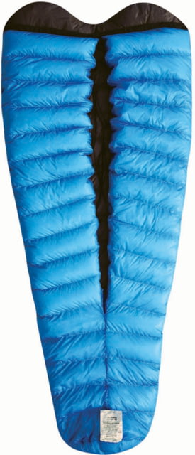 Western Mountaineering Nanolite Sleeping Bag 12D Sky Blue/Black 6ft 4in