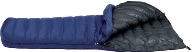 Western Mountaineering Ponderosa MF Sleeping Bag 15F/-10C DZ Navy Blue 6ft. 0in. 60PONDDZ