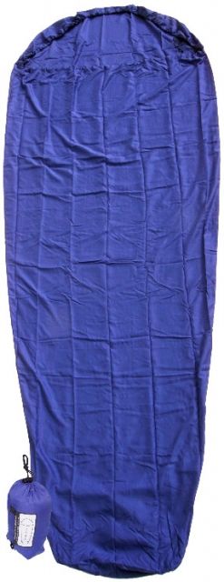 Western Mountaineering Sonora Sleep Liner Polyester Pacific Blue Mummy Regular