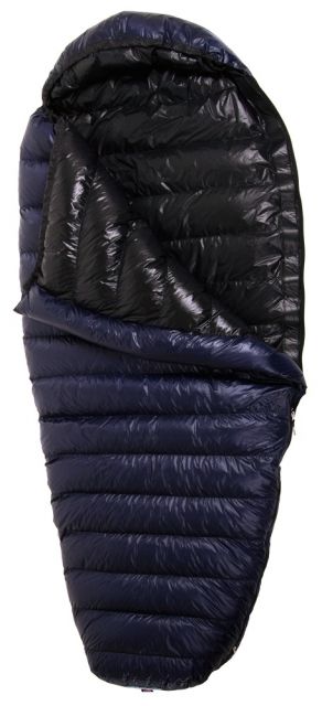 Western Mountaineering Terralite Sleeping Bag 25F/-4C RZ Navy Blue 6ft. 6in.