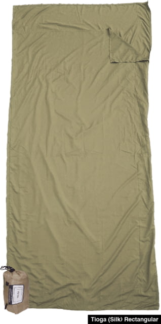 Western Mountaineering Tioga Silk Sleep Liner Taper Gold Regular