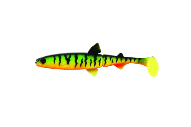 Westin HypoTeez Soft Jointed Paddle Tail Swimbaits 6 0.5in Crazy Firetiger