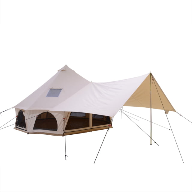 White Duck Avalon Bell Tent Awning Natural White 13ft/16ft5in/20ft/23ft