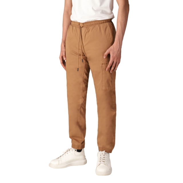 White Duck Cargo Stretch Jogger Pants - Men's Caramel Small