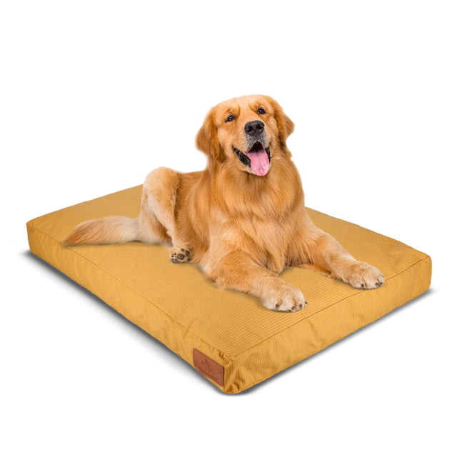 White Duck Dog Bed Tan 40inx28inx4in