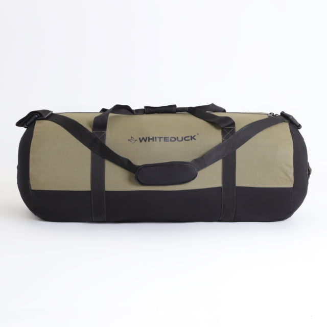 White Duck Filios Canvas Duffel Bag Olive/Black 48in x 20in