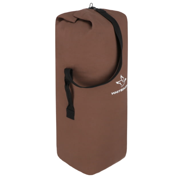 White Duck Hoplite Canvas Top Load Bag Brown Extra Large