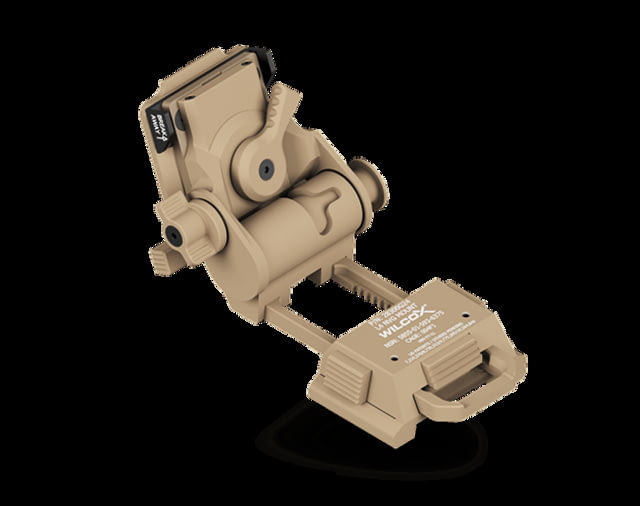 Wilcox Wilcox G24 Night Vision Goggle Mount Three Hole Shroud Standard/Lanyard/Cup Tan