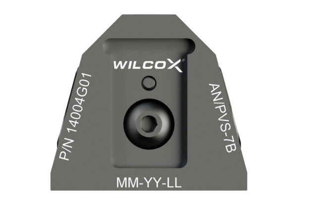 Wilcox Wilcox NVG Interface Shoe Adapter AN/PVS-7B/7D Black