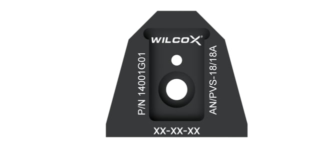Wilcox Wilcox NVG Interface Shoe Adapter for AN/PVS 18/18A Black