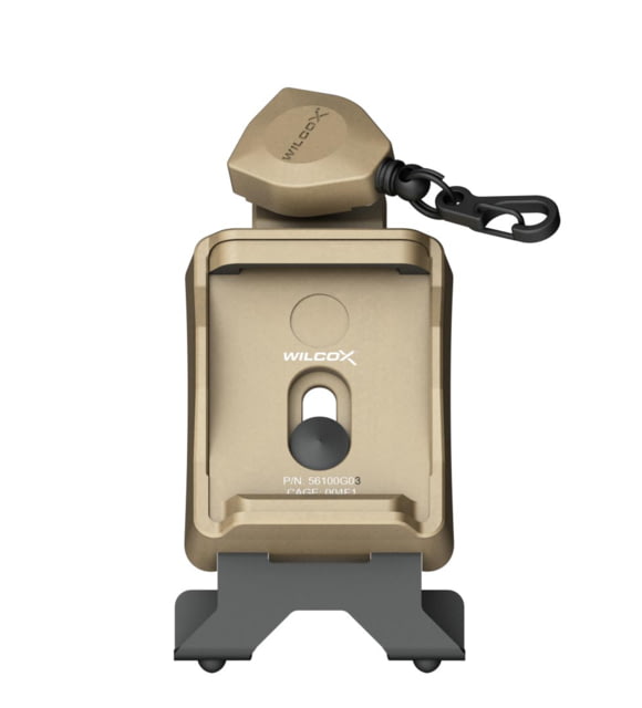 Wilcox Wilcox One Hole Shroud w/ Lanyard for ACH/MICH Helmet Tan NSN 5855-01-593-7377