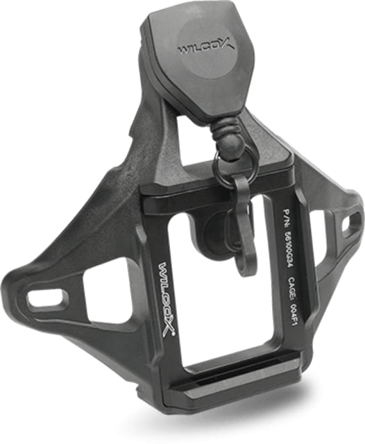Wilcox Wilcox Three Hole Shroud with Lanyard and Cup Assembly Black