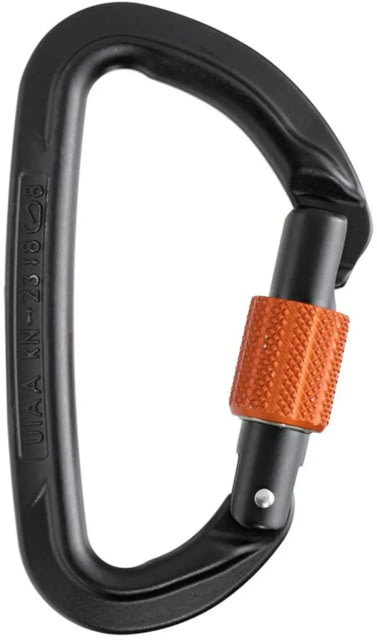 Wild Country Climbing Session Screw Gate Carabiners Black/Tangerine One Size