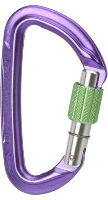 Wild Country Climbing Session Screw Gate Carabiners Purple/Green One Size
