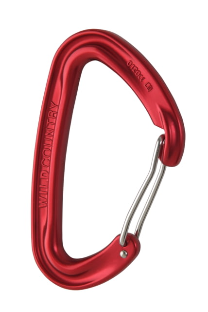 Wild Country Climbing Wild Wire Techwire Carabiner-Red