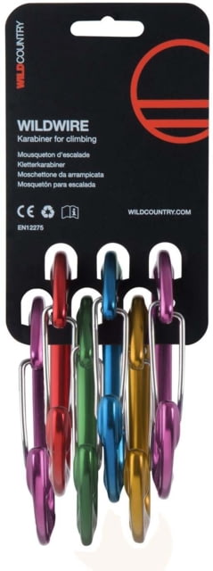 Wild Country Climbing 6 Pack of Carabiners One Size