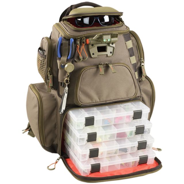 Wild River Tackle Tek Nomad Lighted Backpack with 4 Trays