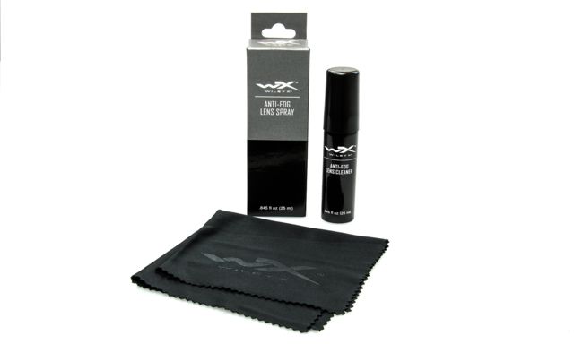Wiley X Anti-Fog Spray Kit Includes- 25ml of anti-fog spray and cleaning cloth.