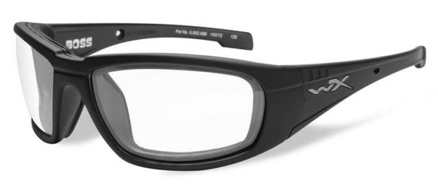 Wiley X Wiley X WX Boss Sunglasses - Clear Lens / Matte Black Frame