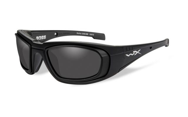 Wiley X Wiley X Boss Sunglasses Smoke Grey/Matte Black w/RX RIMs