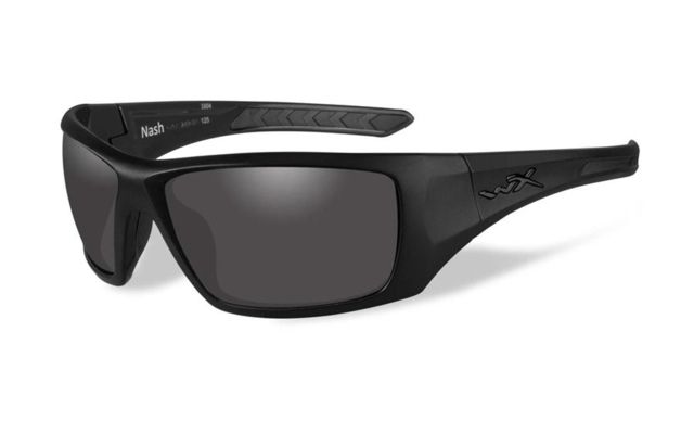 Wiley X Nash Sunglasses Matte Black Frame/ Clear