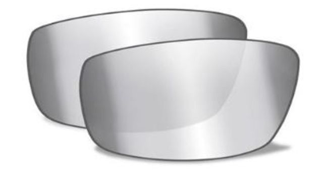 Wiley X WX Peak Replacement Parts Silver Flash Smoke Grey Lens Only