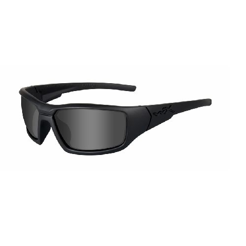 Wiley X CENSOR Black Ops Edition Polarized Safety Sunglasses Smoke Gray Lens Matte Black Frame