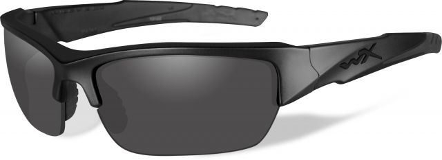 Wiley X WX Valor Sunglasses - Polarized Smoke Grey / Matte Black Frame