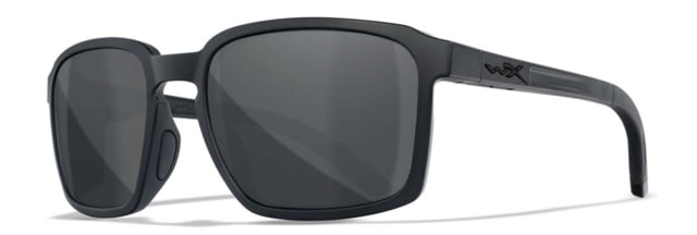 Wiley X WX Alfa Sunglasses Matte Black Frame Smoke Grey Lens Medium/Large