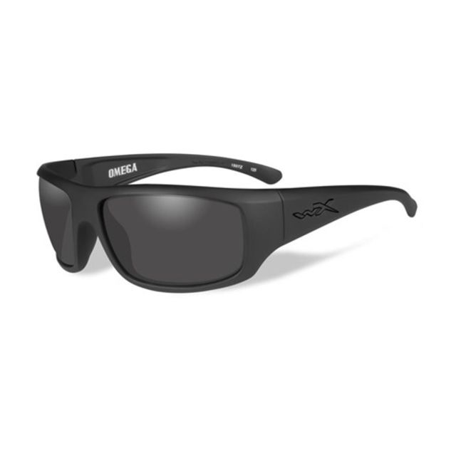 Wiley X WX Omega Sunglasses - Smoke Grey Lens / Matte Black Frame