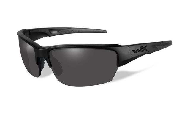 Wiley X WX Saint Sunglasses Smoke Grey Lens Matte Black Frame