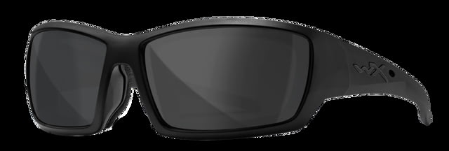 Wiley X WX Shadow Sunglasses Matte Black Frame Alt Grey Lens