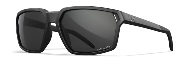 Wiley X WX Sierra Sunglasses Matte Black Frame Sierra Captivate Grey Lens