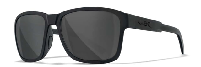 Wiley X WX Trek Sunglasses Matte Black Frame Smoke Grey Lens Medium/Large