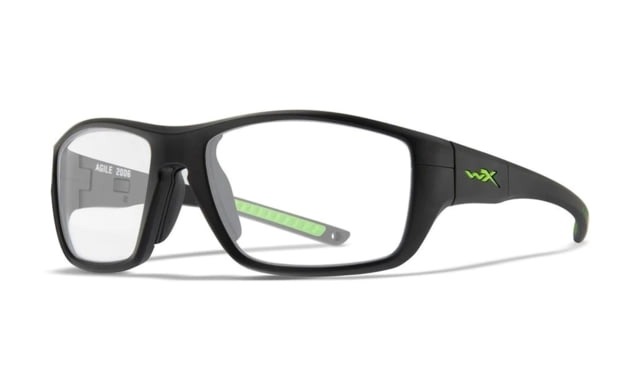 Wiley X YF Agile Sunglasses Matte Black Clips