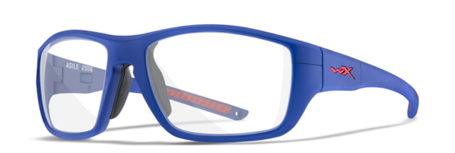Wiley X YF Agile Sunglasses Navy Blue Clips