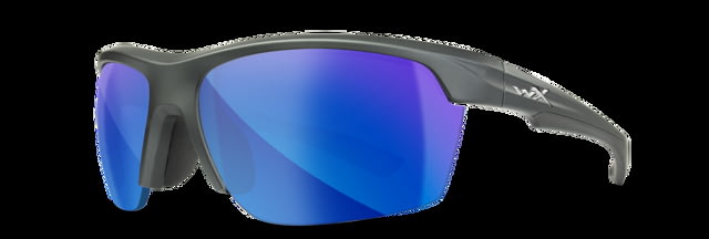 Wiley X YF Swift Sunglasses Graphite Frame Blue Mirror Lens