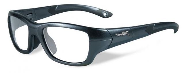 Wiley X Youth Force Flash SunglassesGraphite/BlackClear Lens
